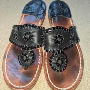 Jack Rogers black sandals